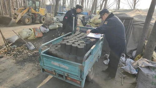 聯合執法 小湯山鎮查處一處無照售煤黑窩點